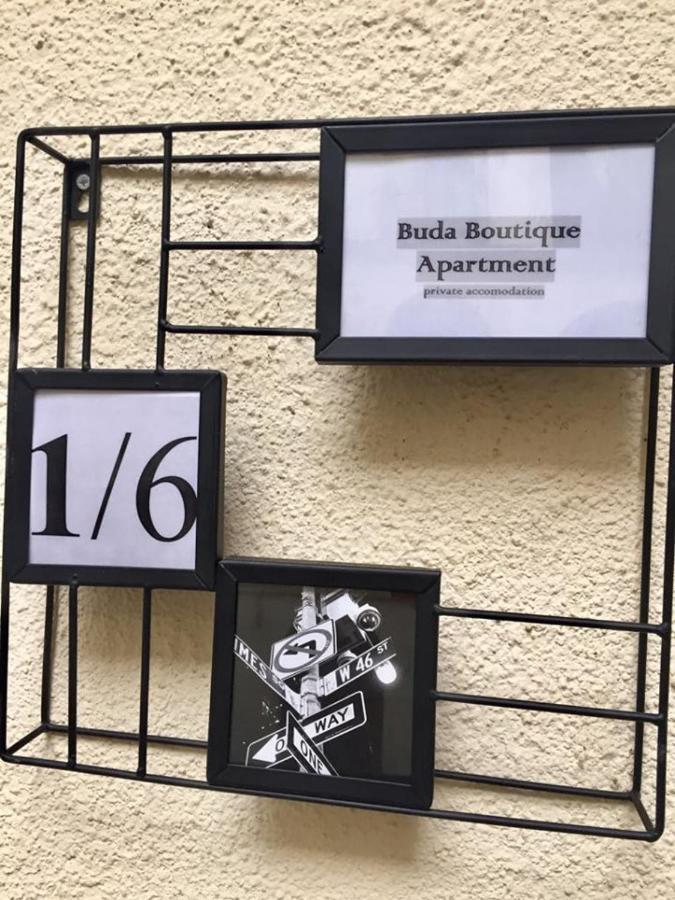 Buda Boutique Apartment Budapest Esterno foto